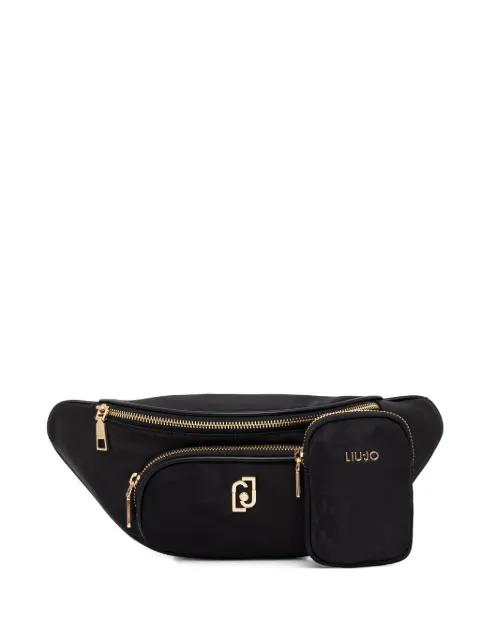 logo-plaque belt bag by LIU JO
