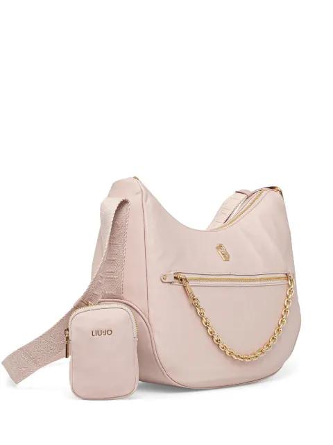logo-plaque shoulder bag by LIU JO