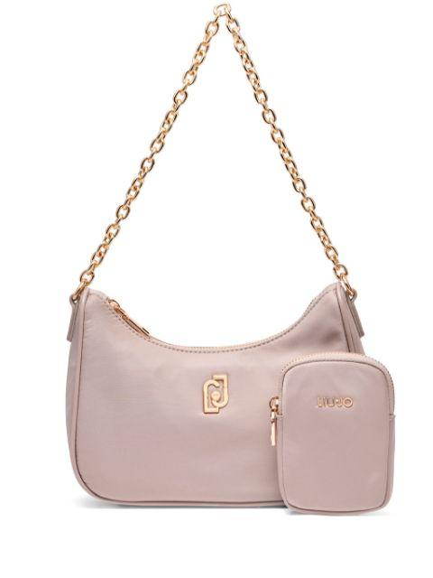 logo-plaque shoulder bag by LIU JO