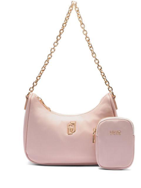 logo-plaque shoulder bag by LIU JO