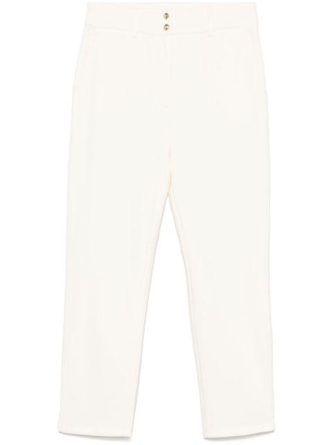 logo-plaque trousers by LIU JO