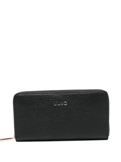 logo-plaque zip wallet by LIU JO