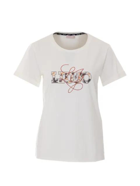 logo-print T-shirt by LIU JO