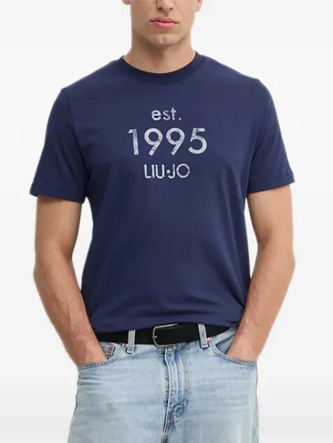 logo-print T-shirt by LIU JO