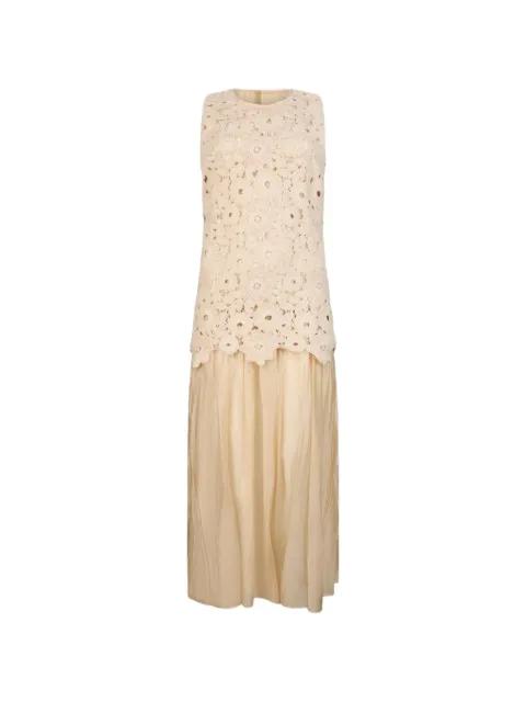 long macramé dress by LIU JO