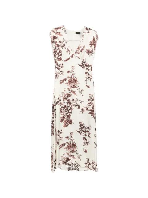 long printed satin dress by LIU JO