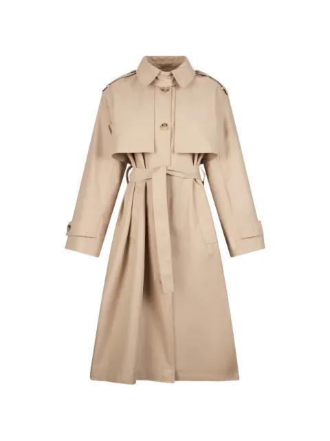 long trench coat with scarf by LIU JO