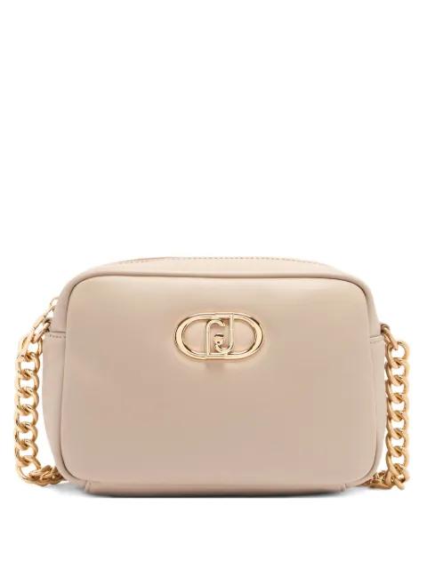 medim LaPuffy logo-plaque chain-strap cross body bag by LIU JO