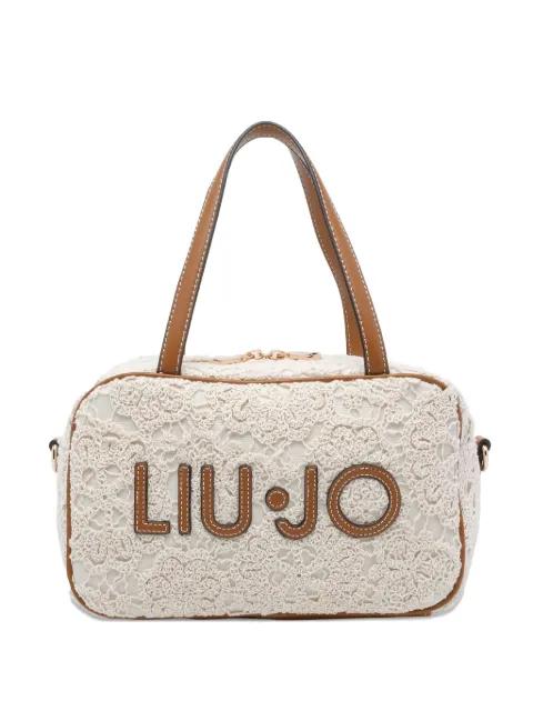 medium bowling bag with lace detailing by LIU JO