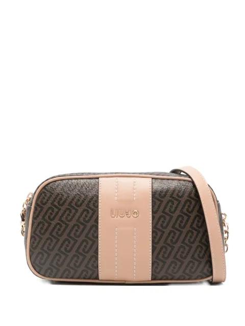 medium crossbody bag with monogram by LIU JO