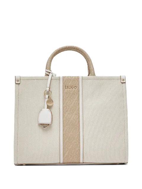 medium jacquard charm tote bag by LIU JO