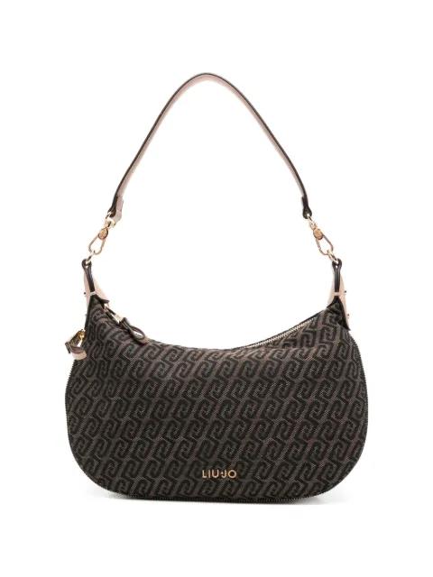 medium jacquard shoulder bag by LIU JO