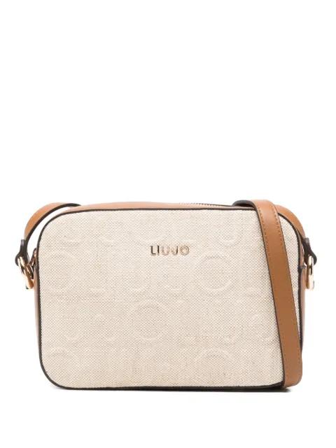 medium jute crossbody bag by LIU JO