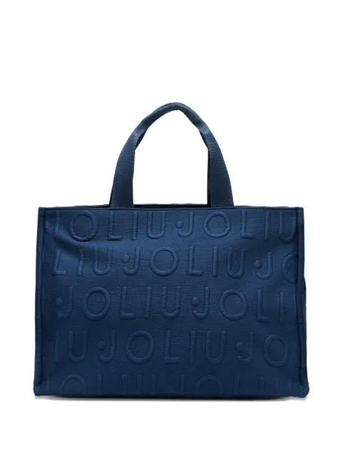 medium knit tote bag by LIU JO
