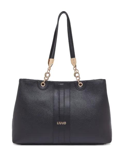medium logo-lettering shoulder bag by LIU JO