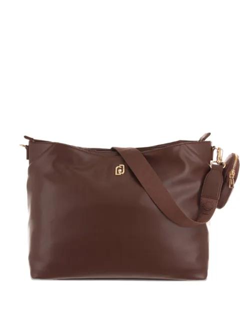 medium logo-plaque tote bag by LIU JO