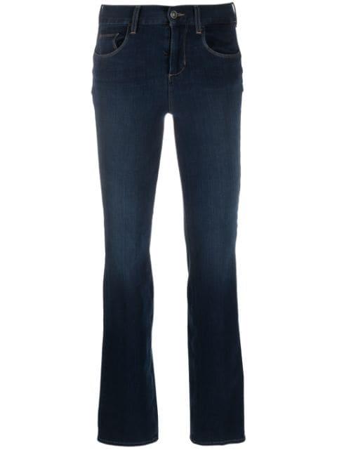 mid-rise bootcut jeans by LIU JO