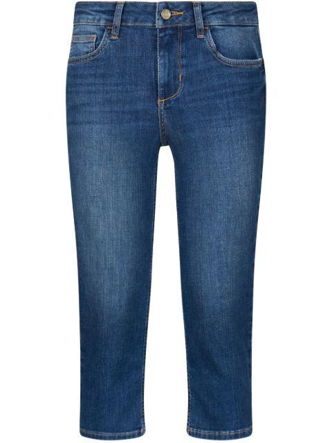 mid-rise capri jeans by LIU JO