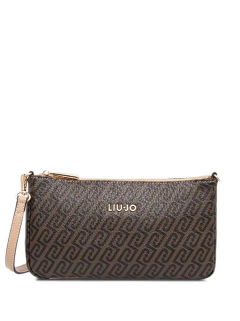 monogram-pattern cross body bag by LIU JO