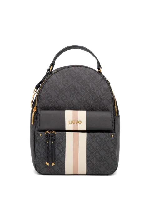 monogram-print backpack by LIU JO
