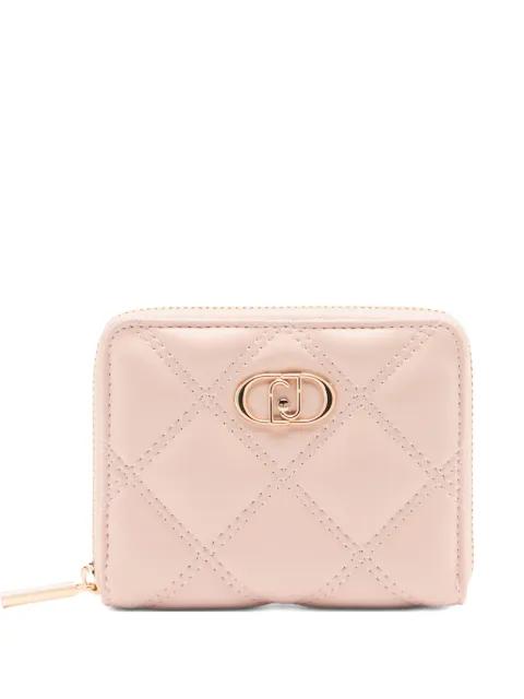 monogram quilted small wallet by LIU JO