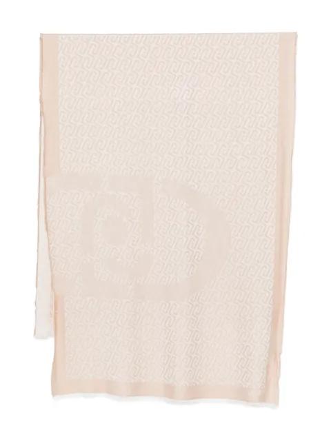 monogram scarf by LIU JO