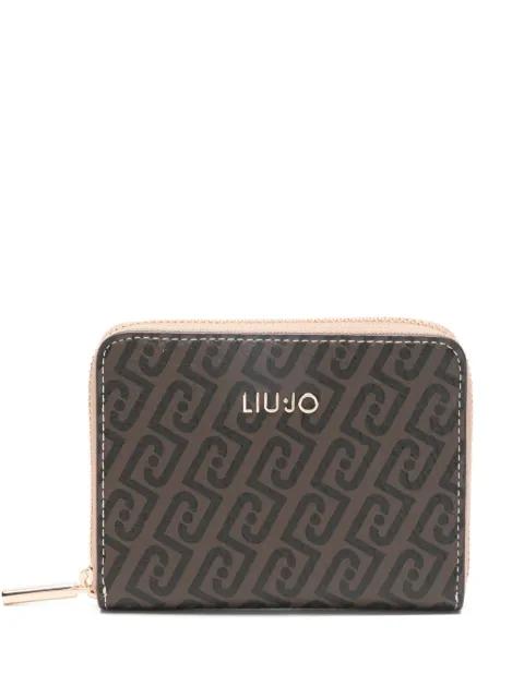 monogram zip wallet by LIU JO