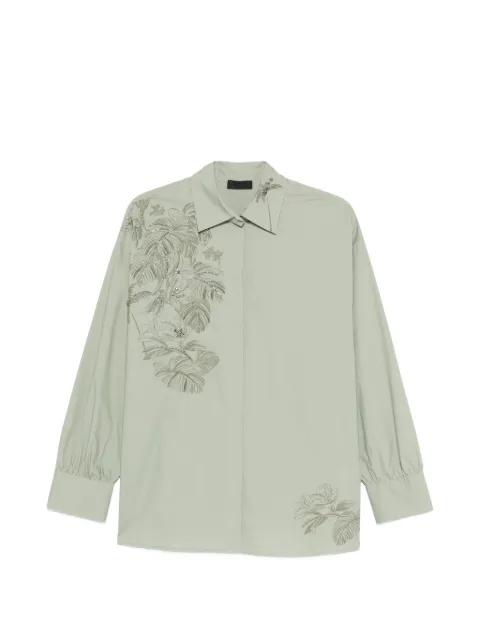 oversized shirt with embroidery by LIU JO