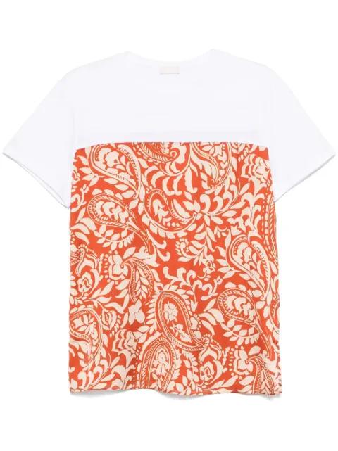 paisley-print T-shirt by LIU JO
