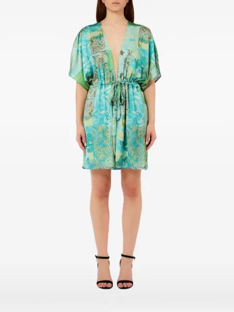 paisley-print drawstring kaftan by LIU JO
