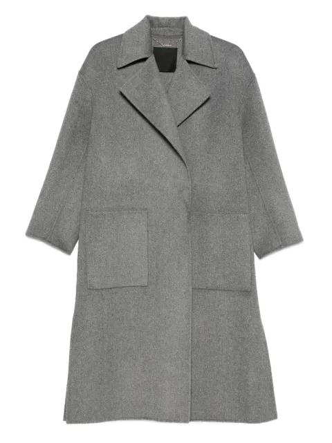 patch-pocket belted coat by LIU JO