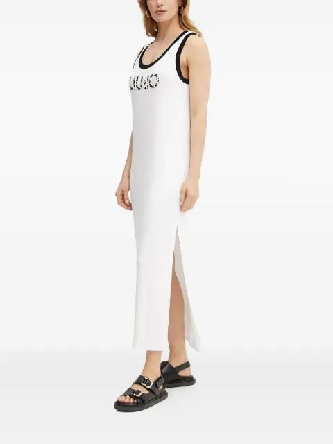 pearl-embellished midi dress by LIU JO