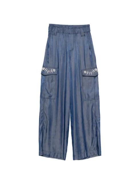 pocket belt-loop trousers by LIU JO