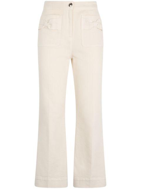 pressed-crease trousers by LIU JO