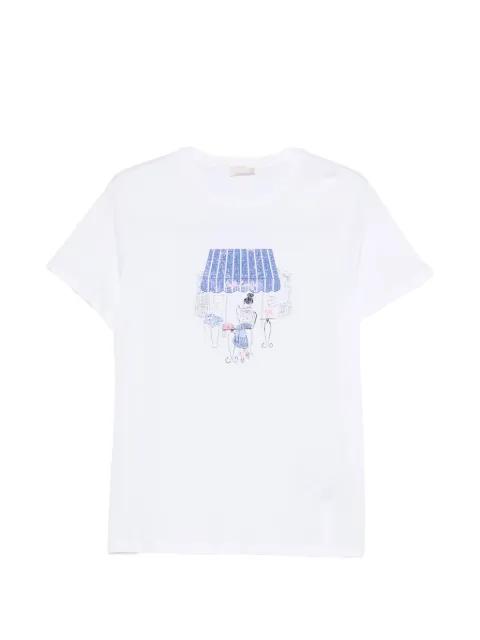 print-detail T-shirt by LIU JO