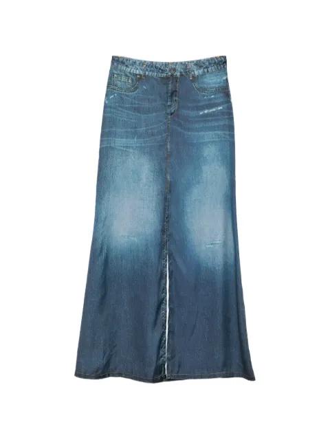 printed midi skirt by LIU JO