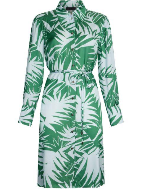 printed shirt dress by LIU JO