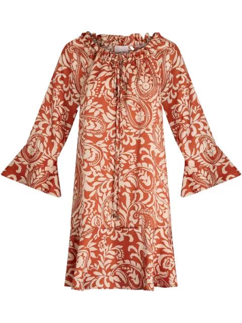 printed twill dress by LIU JO