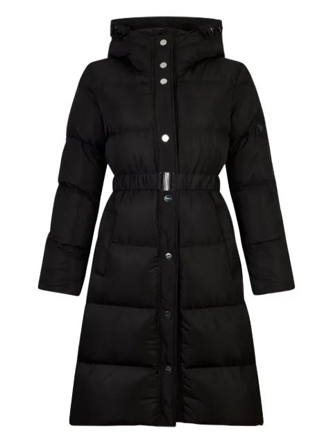 quilted bejewelled longline jacket by LIU JO