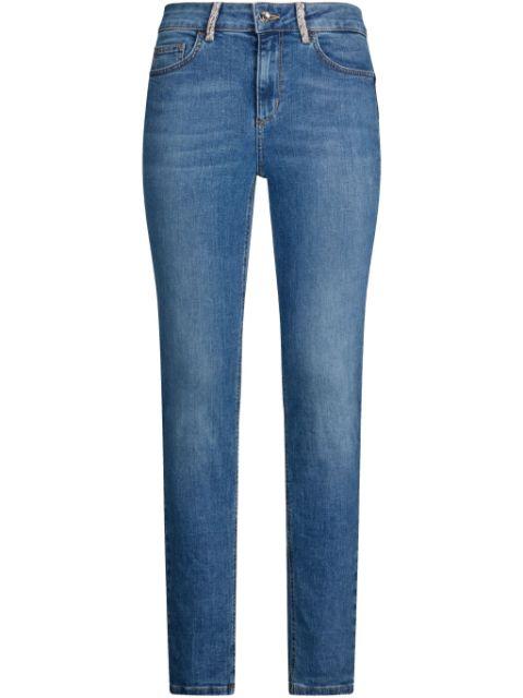 rhinestones skinny jeans by LIU JO