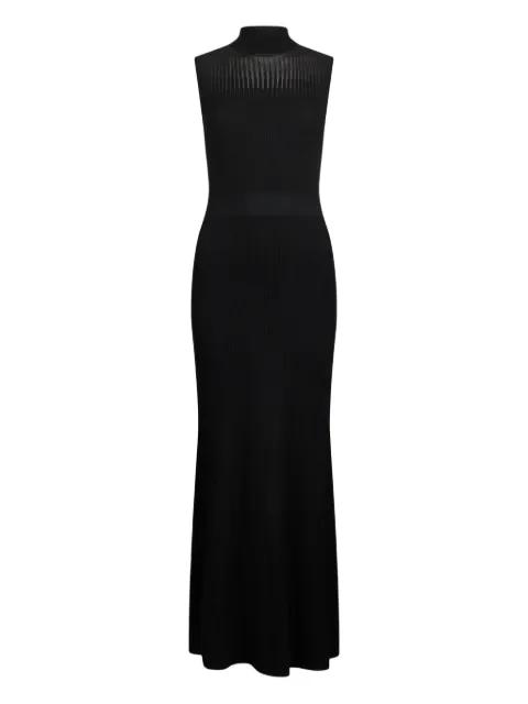ribbed high-neck maxi dress by LIU JO