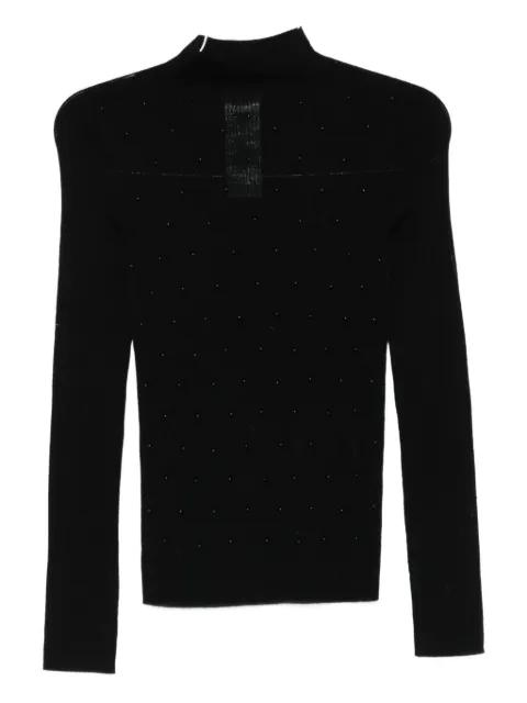 ribbed high-neck sweater by LIU JO