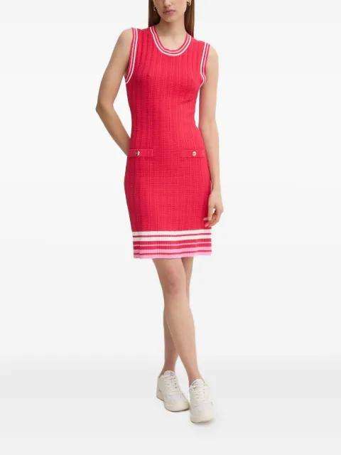 ribbed-knit sleeveless mini dress by LIU JO