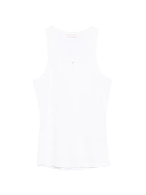 ribbed logo tank top by LIU JO