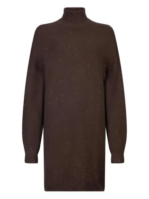 roll neck embellished dress by LIU JO
