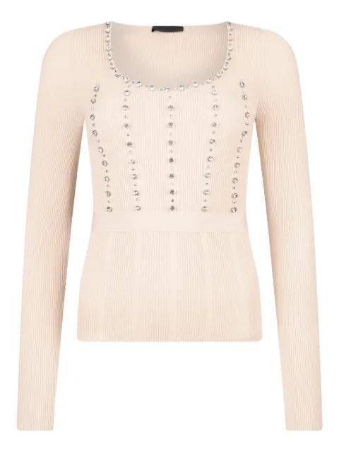 round-neck sweater by LIU JO