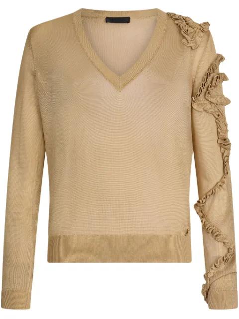 ruched sweater by LIU JO