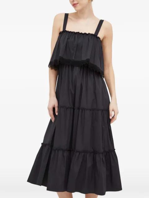 ruffled midi dress by LIU JO