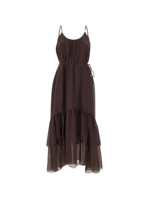 ruffled muslin dress by LIU JO