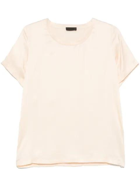 satin T-shirt by LIU JO